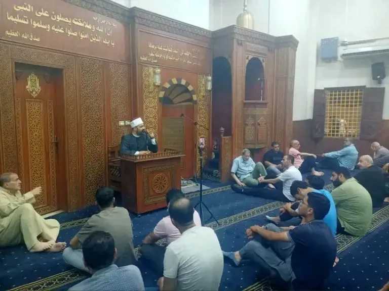 وزارة الأوقاف تواصل فعاليات برنامج المساجد المحورية وتناقش مكانة مصر في ميزان الوحي والتاريخ