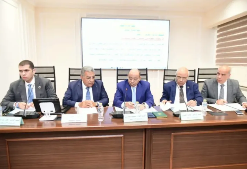 جانب من مشاركة محافظ الدقهلية بالاجتماع