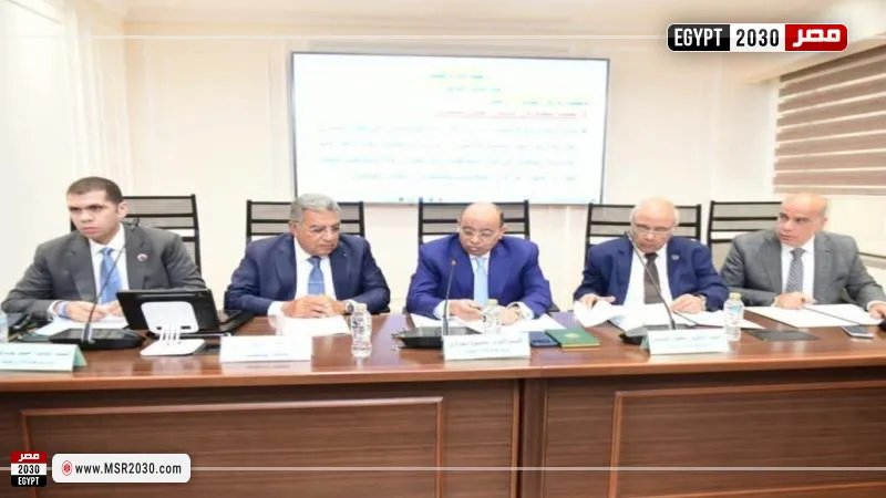 جانب من مشاركة محافظ الدقهلية بالاجتماع