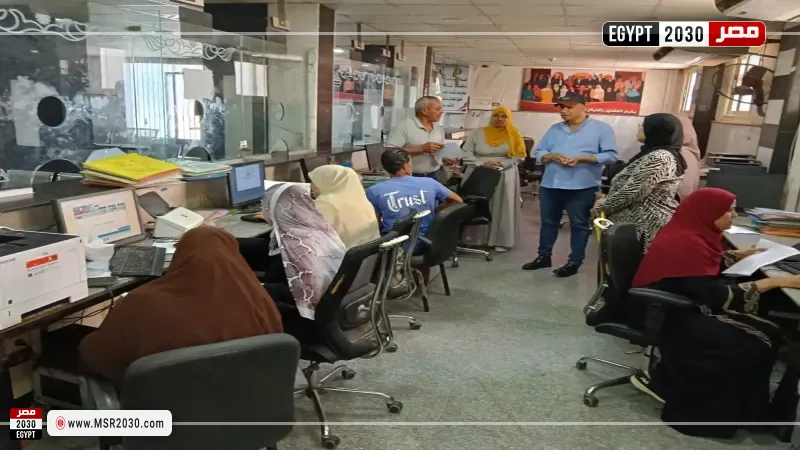 جانب من جولة محافظ المنوفية