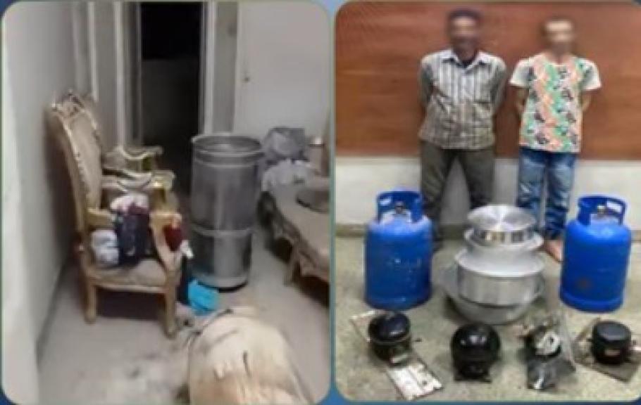 القبض على لص سرق محتويات منزل في مصر القديمة