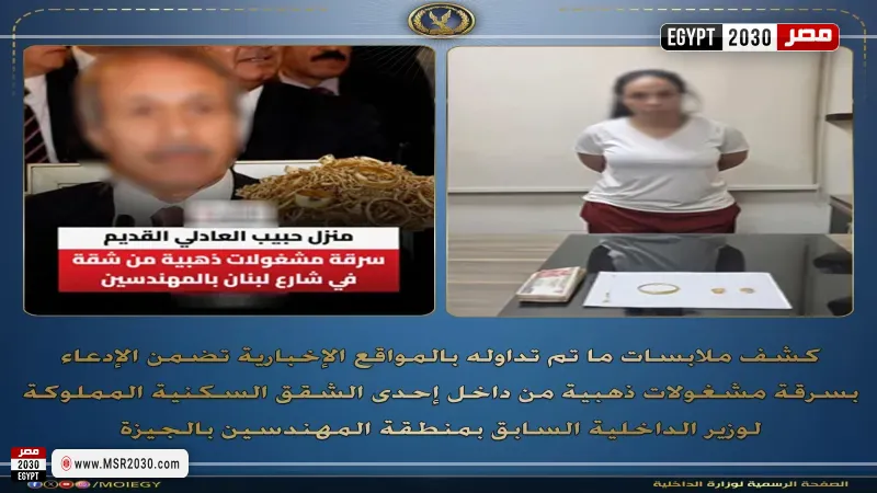 الداخلية توضح حقيقة سرقة شقة منسوبة لوزير الداخلية السابق 