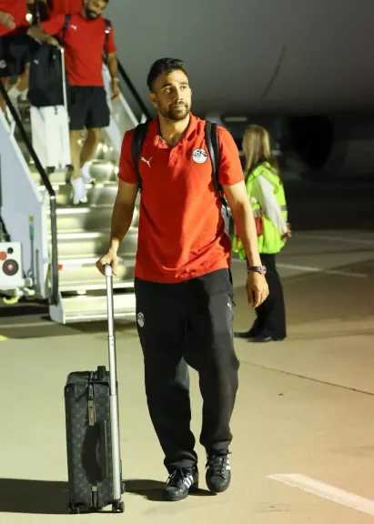 بعثة منتخب مصر تصل دالاس استعدادا لمواجهة أستراليا بكأس العالم