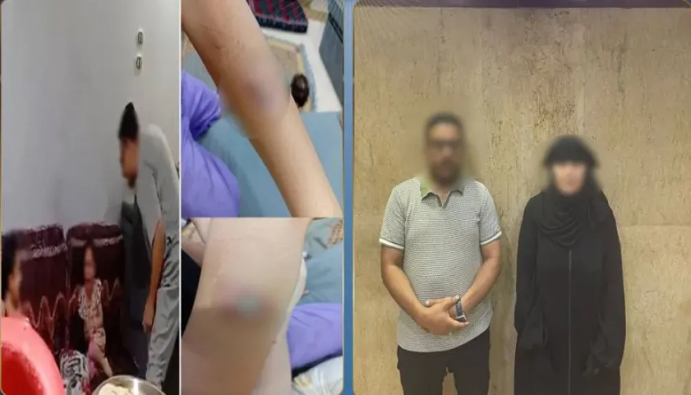 ضبط الأب والأم فى واقعة فيديو حلوان