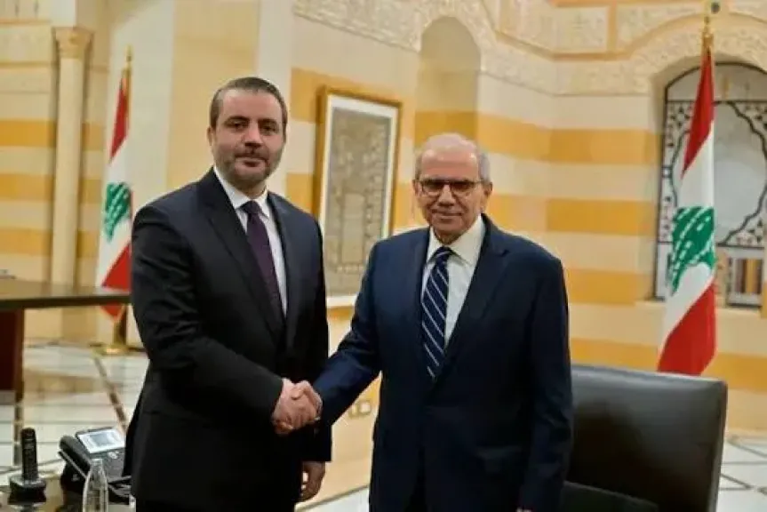 نواف سلام وأسعد الشيباني