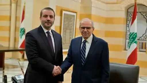 سلام والشيباني يؤكدان فتح صفحة جديدة في العلاقات... سلام والشيباني يؤكدان فتح صفحة جديدة في العلاقات اللبنانية السورية