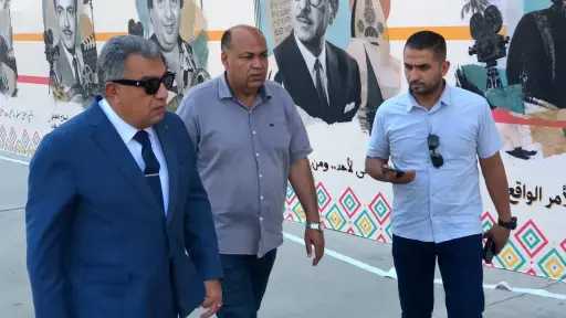 محافظ الدقهلية يتفقد استعدادات المحافظة لاستضافة المهرجان القومي... محافظ الدقهلية يتفقد استعدادات المحافظة لاستضافة المهرجان القومي للمسرح المصري على الممشى السياحي بالمنصورة
