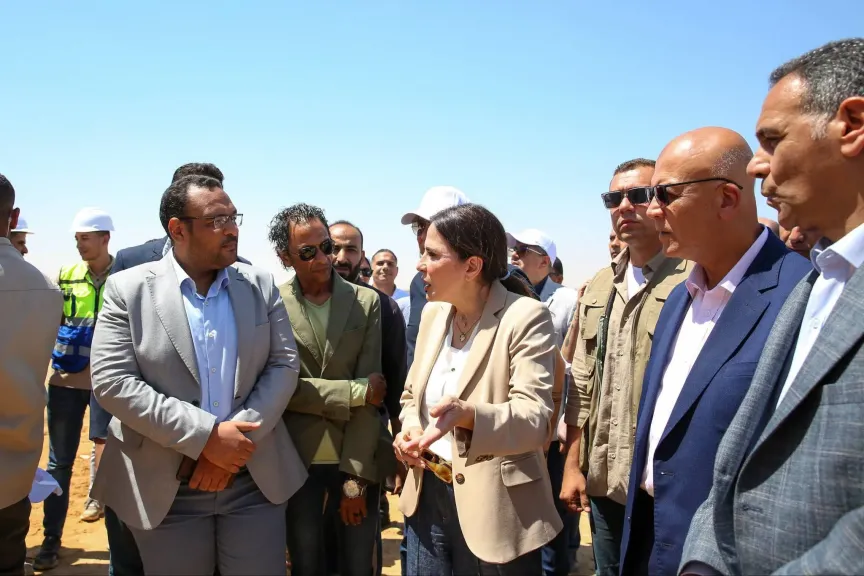 جانب من جولة وزيرة الإسكان
