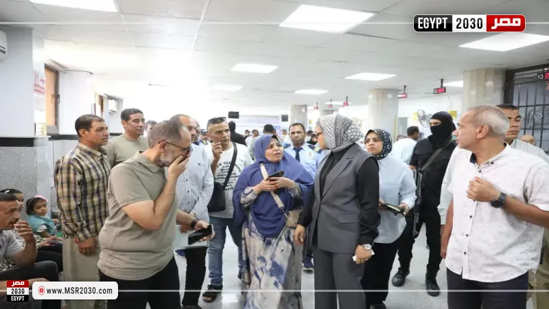 جانب من جولة محافظ الوادي الجديد