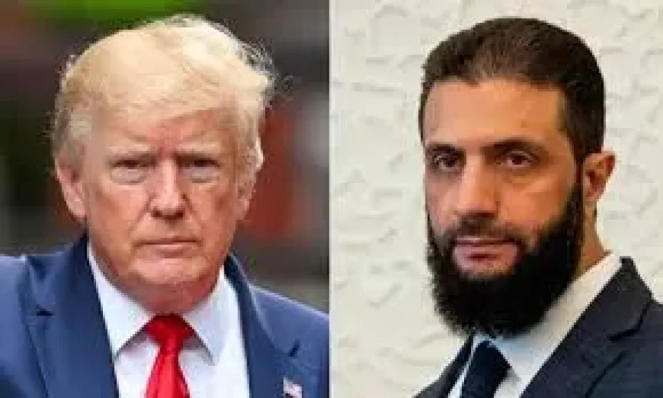 ترامب وأحمد الشرع