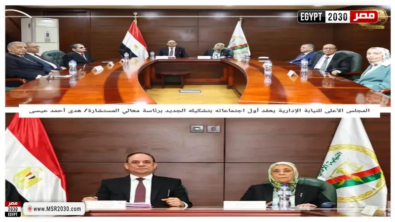 المجلس الأعلى للنيابة الإدارية يعقد أول اجتماعاته بتشكيله الجديد 