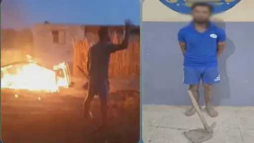 بسبب خلافات أسرية.. ضبط شخص أشعل النيران في... بسبب خلافات أسرية.. ضبط شخص أشعل النيران في أثاث منزل بالجيزة