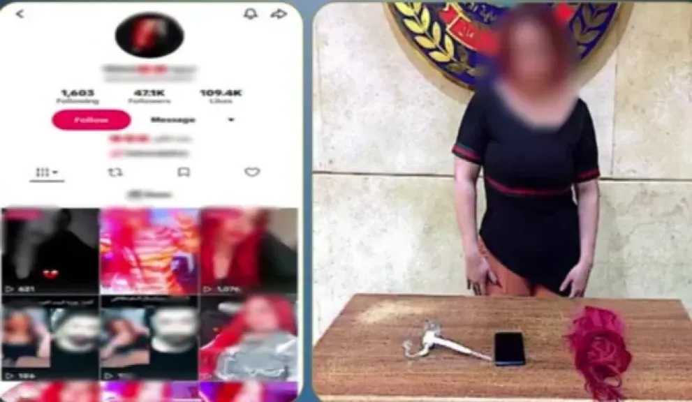 ضبط صانعة محتوى بالجيزة بعد نشرها فيديوهات مخالفة عبر مواقع التواصل