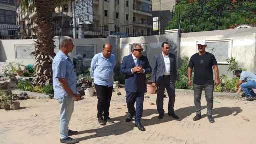 محافظ الدقهلية يتفقد أعمال التطوير الجارية بقصر ثقافة المنصورة