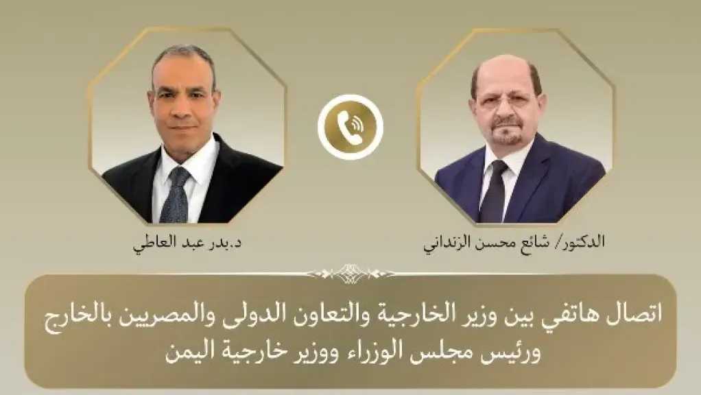 وزير الخارجية ونظيره اليمني يبحثان مستجدات جهود الإفراج عن البحارة المصريين
