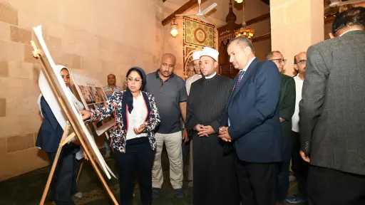 الأعلى للآثار يفتتح مشروع ترميم مسجد محمد بك... الأعلى للآثار يفتتح مشروع ترميم مسجد محمد بك الصغير بمصر القديمة