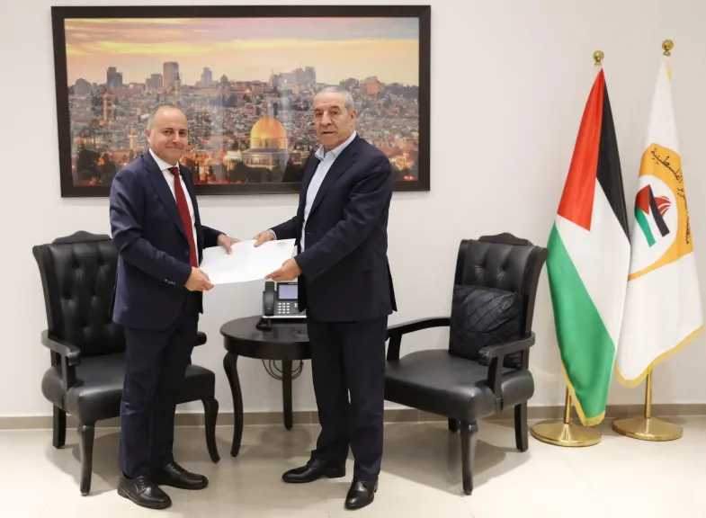 سفير مصر في رام الله يلتقي نائب الرئيس الفلسطيني