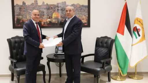 سفير مصر في رام الله يلتقي نائب الرئيس... سفير مصر في رام الله يلتقي نائب الرئيس الفلسطيني