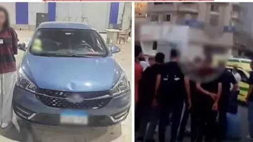 ضبط سيدة تسببت في إصابة طالبتين بحادث تصادم... ضبط سيدة تسببت في إصابة طالبتين بحادث تصادم في العجوزة