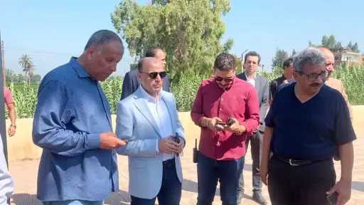 محافظ الغربية يتفقد موقع محطة محلة روح لمتابعة... محافظ الغربية يتفقد موقع محطة محلة روح لمتابعة حادث خروج عربة قطار