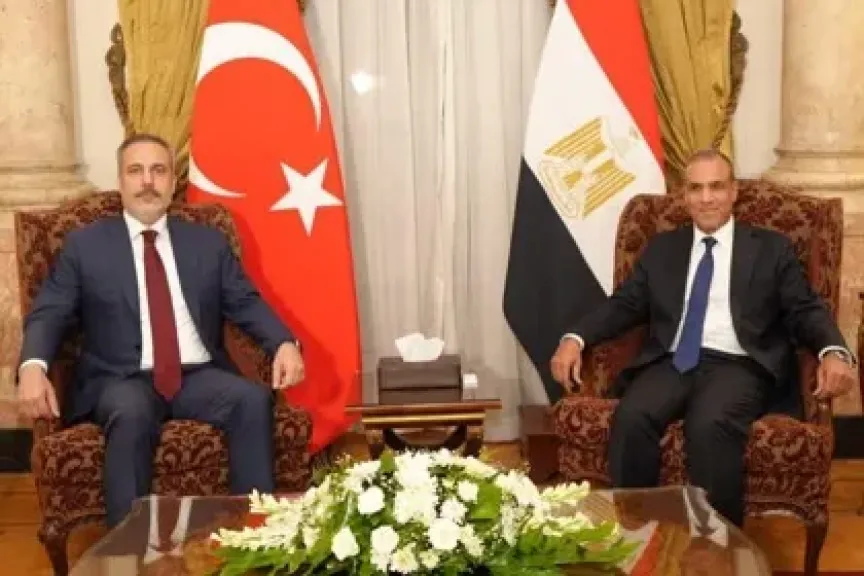 وزير الخارجية ونظيره التركي