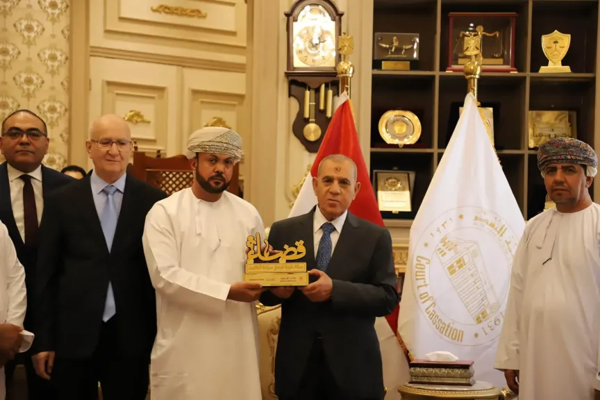 محكمة النقض تستقبل وفدًا قضائيًا من سلطنة عُمان 