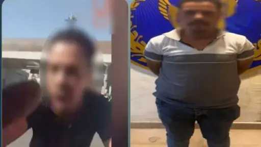 ضبط سائق ميكروباص بعد تعديه على قائد سيارة... ضبط سائق ميكروباص بعد تعديه على قائد سيارة ملاكي بإشارات خادشة للحياء في القاهرة