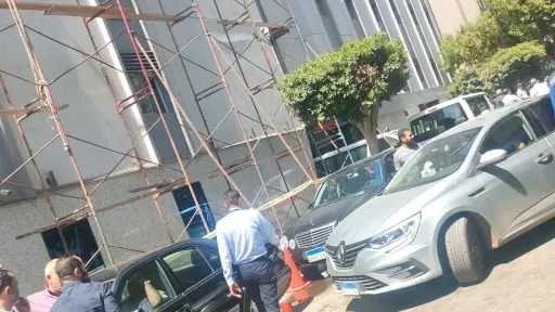 انتداب المعمل الجنائي لفحص حريق مستشفى الزاوية العام بالقاهرة