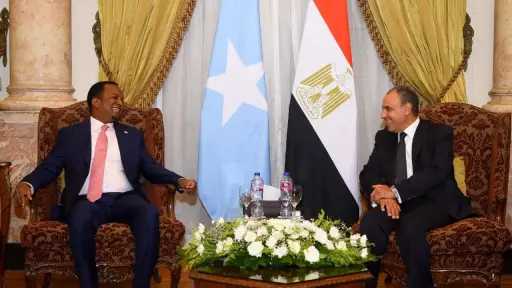 وزير الخارجية ونظيره الصومالي يبحثان سبل تعزيز العلاقات... وزير الخارجية ونظيره الصومالي يبحثان سبل تعزيز العلاقات الثنائية وتطورات الأوضاع في منطقة القرن الأفريقي
