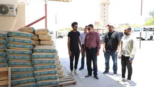 سكرتير عام الوادي الجديد يتفقد مشروعات إنتاجية وخدمية... سكرتير عام الوادي الجديد يتفقد مشروعات إنتاجية وخدمية ويوجه بسرعة إزالة المعوقات