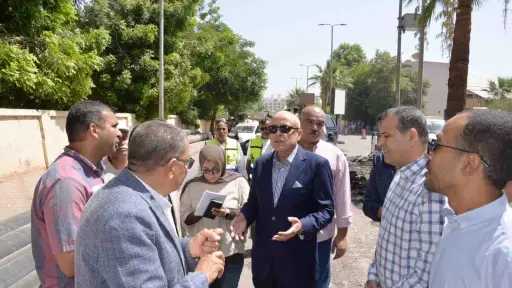 محافظ الأقصر يتفقد مشروعات تطوير البنية التحتية بمدينة... محافظ الأقصر يتفقد مشروعات تطوير البنية التحتية بمدينة الأقصر