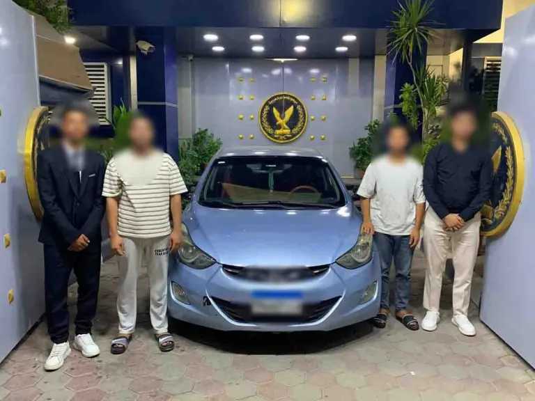 الداخلية تضبط قائد سيارة و4 أشخاص بعد استعراض خطر في حفل زفاف بالفيوم