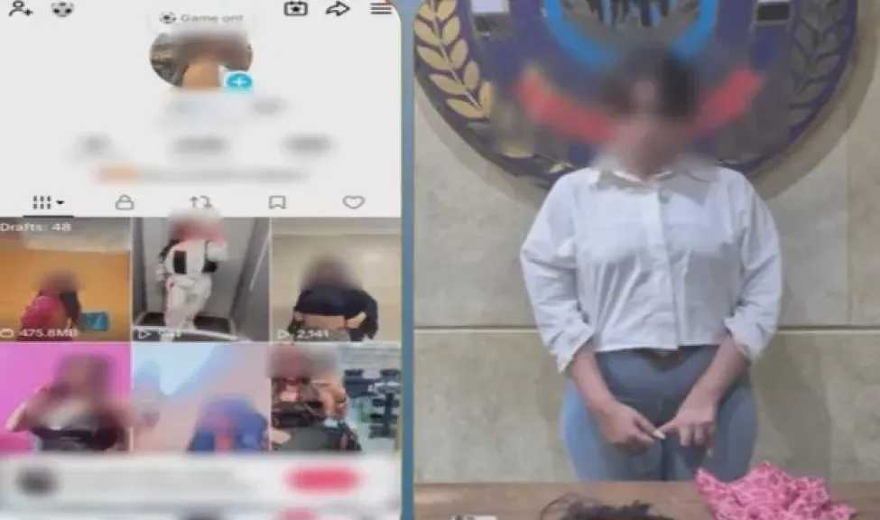 ضبط صانعة محتوى بالتجمع الخامس بعد نشر مقاطع خادشة للحياء بهدف زيادة المشاهدات