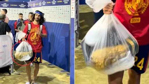 فيديو | حقيقة احتفاظ كوكوريلا بكأس العالم داخل... فيديو | حقيقة احتفاظ كوكوريلا بكأس العالم داخل كيس قمامة