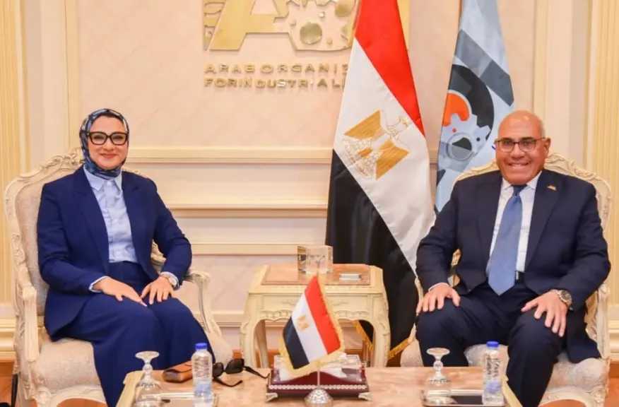 محافظ الوادي الجديد ورئيس الهيئة العربية للتصنيع يبحثان الموقف التنفيذي للمشروعات المشتركة
