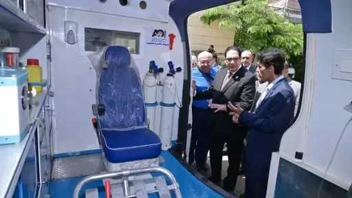 جولة تفقدية لرئيس جامعة القاهرة لمتابعة جاهزية مستشفى... جولة تفقدية لرئيس جامعة القاهرة لمتابعة جاهزية مستشفى الطلبة واستكمال أعمال تطويره