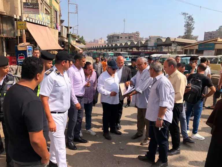محافظ الدقهلية يتفقد أعمال التطوير الشامل بميدان سندوب بالمنصورة
