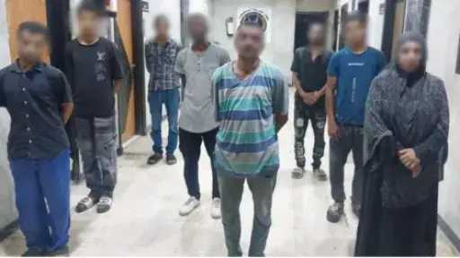 ضبط 9 أشخاص لاستغلال 14 طفلًا فى التسول... ضبط 9 أشخاص لاستغلال 14 طفلًا فى التسول وبيع السلع بالجيزة