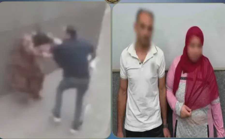 ضبط زوج تعدى على زوجته بسلاح أبيض في الدقهلية بعد تداول فيديو للواقعة