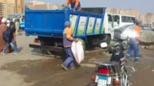 رئيس حي شرق مدينة نصر: إزالة الإشغالات وتكثيف... رئيس حي شرق مدينة نصر: إزالة الإشغالات وتكثيف النظافة بمساكن الشروق بعد شكاوى المواطنين