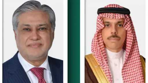 السعودية وباكستان تبحثان جهود سلامة الممرات المائية في... السعودية وباكستان تبحثان جهود سلامة الممرات المائية في الخليج العربي والبحر الأحمر