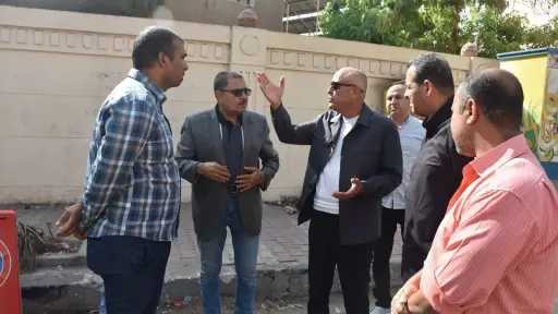 محافظ الأقصر يتابع أعمال تطوير البنية التحتية بشارع خالد بن الوليد
