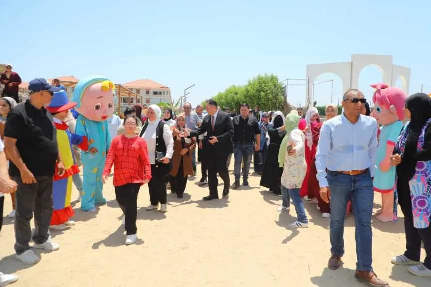 محافظ دمياط يشارك بفاعليات اليوم الترفيهي لذوى الهمم برأس البر