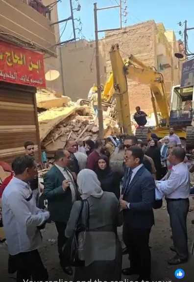 النيابة الإدارية تباشر التحقيقات في انهيار عقار زفتى بالغربية ووفاة 4 أشخاص