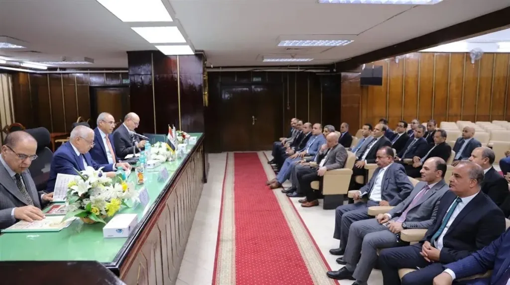 رئيس مجلس الدولة يبحث مع رؤساء المحاكم الإدارية والتأديبية تطوير المنظومة 