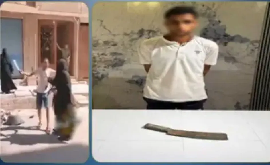ضبط عاطل هدد المارة بسلاح أبيض في مطروح
