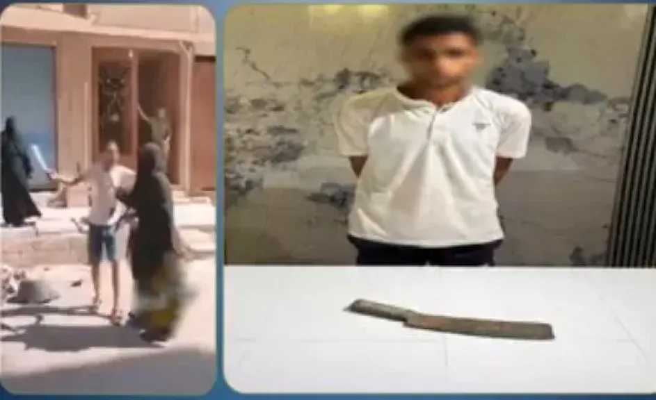 بعد تداول فيديو البلطجة.. ضبط عاطل هدد المارة بسلاح أبيض في مطروح