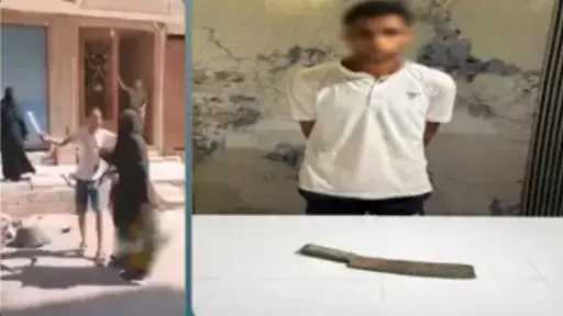 بعد تداول فيديو البلطجة.. ضبط عاطل هدد المارة... بعد تداول فيديو البلطجة.. ضبط عاطل هدد المارة بسلاح أبيض في مطروح