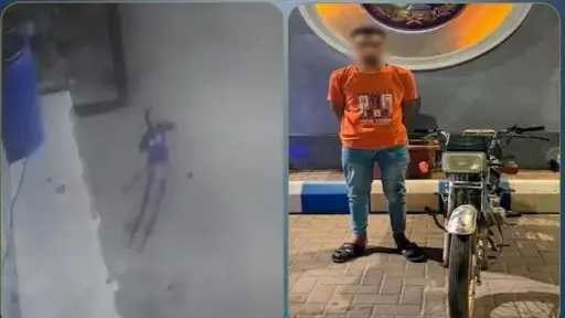 ضبط قائد دراجة نارية صدم طفل في سوهاج... ضبط قائد دراجة نارية صدم طفل في سوهاج بعد تداول فيديو للواقعة