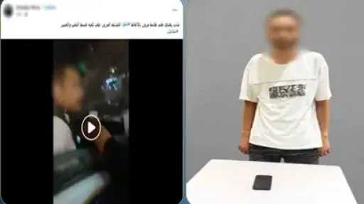 ضبط عنصر جنائي تعدى على ضابط مرور بالزقازيق